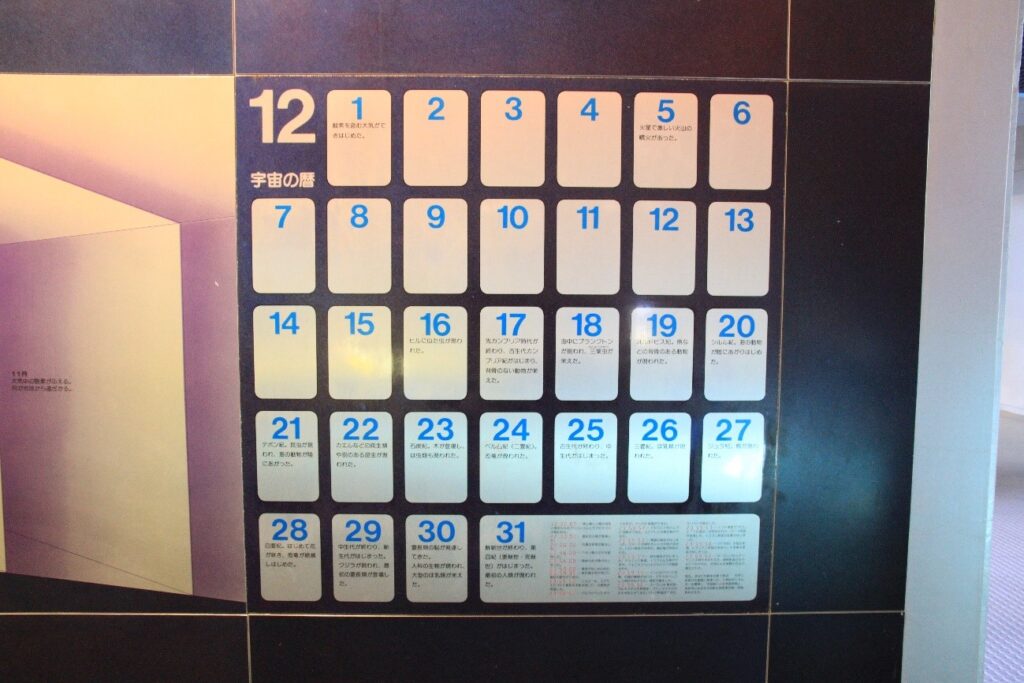 宇宙の暦　カレンダー