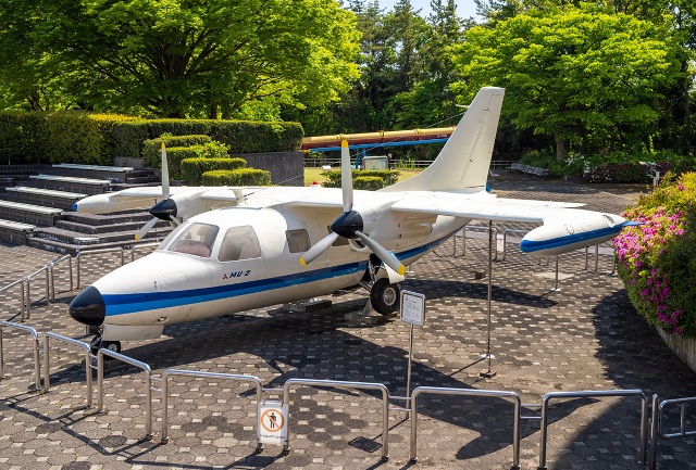 Mitsubishi MU-2 屋外展示場にあるMU-2の画像