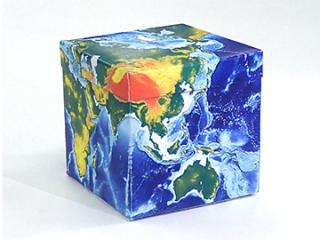 地球BOXの工作の完成品